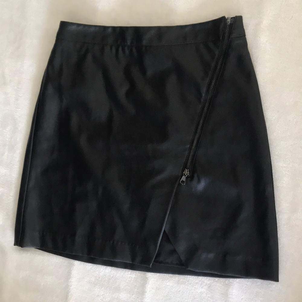 Vegan Leather Skirt